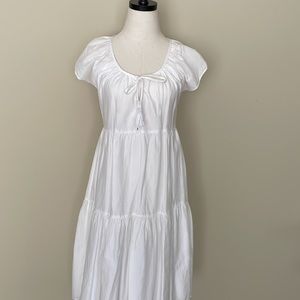 Beautiful Calypso Saint Barth White Summer Dress
